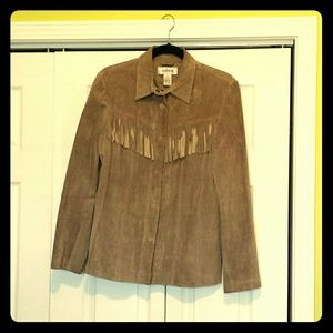 Suede Brown Alfani Jacket